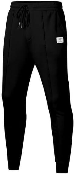 imageJMIERR Mens 2 Piece Outfits Hoodie Sweatshirt Tracksuit ampamp Joggers Sweatpants Sweatsuit SetA Black