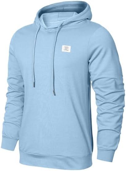 imageJMIERR Mens 2 Piece Outfits Hoodie Sweatshirt Tracksuit ampamp Joggers Sweatpants Sweatsuit SetB Blue