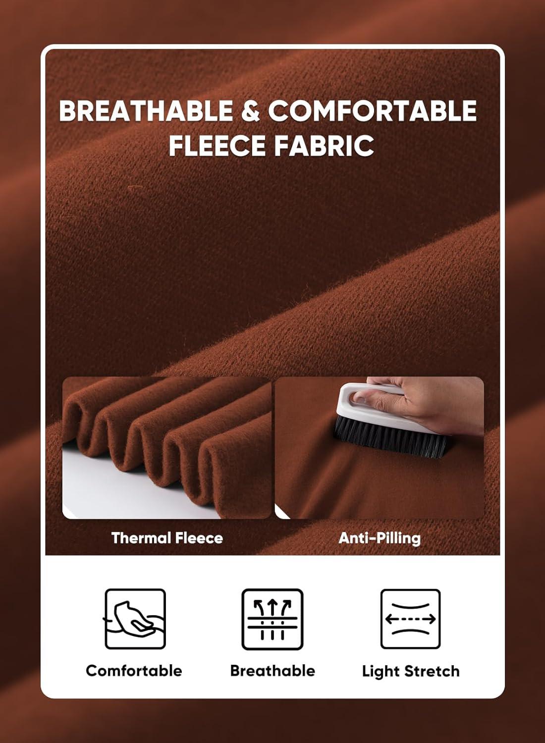 imageJMIERR Mens 2 Piece Outfits Hoodie Sweatshirt Tracksuit ampamp Joggers Sweatpants Sweatsuit SetCaramel