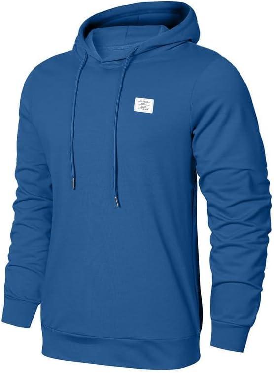 imageJMIERR Mens 2 Piece Outfits Hoodie Sweatshirt Tracksuit ampamp Joggers Sweatpants Sweatsuit SetD Blue