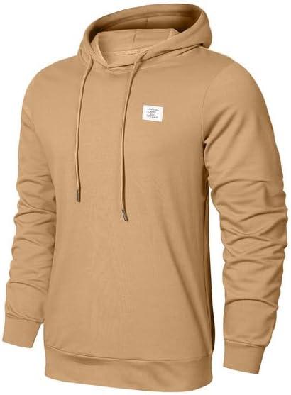 imageJMIERR Mens 2 Piece Outfits Hoodie Sweatshirt Tracksuit ampamp Joggers Sweatpants Sweatsuit SetFlaxen