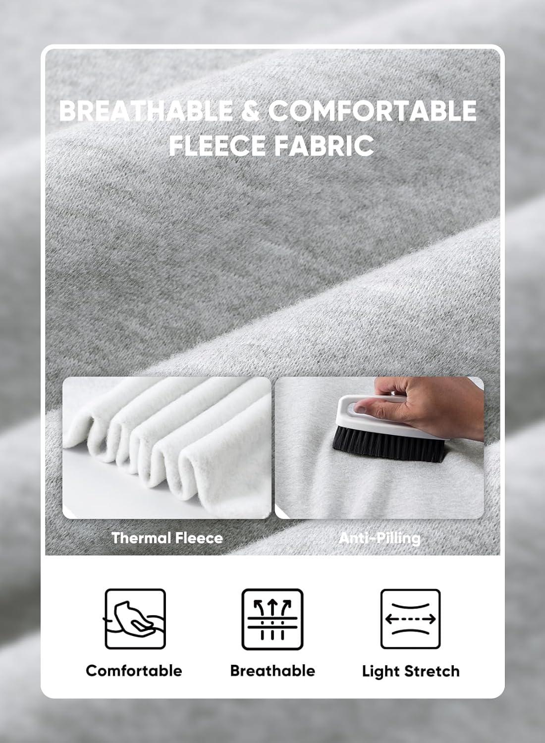 imageJMIERR Mens 2 Piece Outfits Hoodie Sweatshirt Tracksuit ampamp Joggers Sweatpants Sweatsuit SetLight Grey