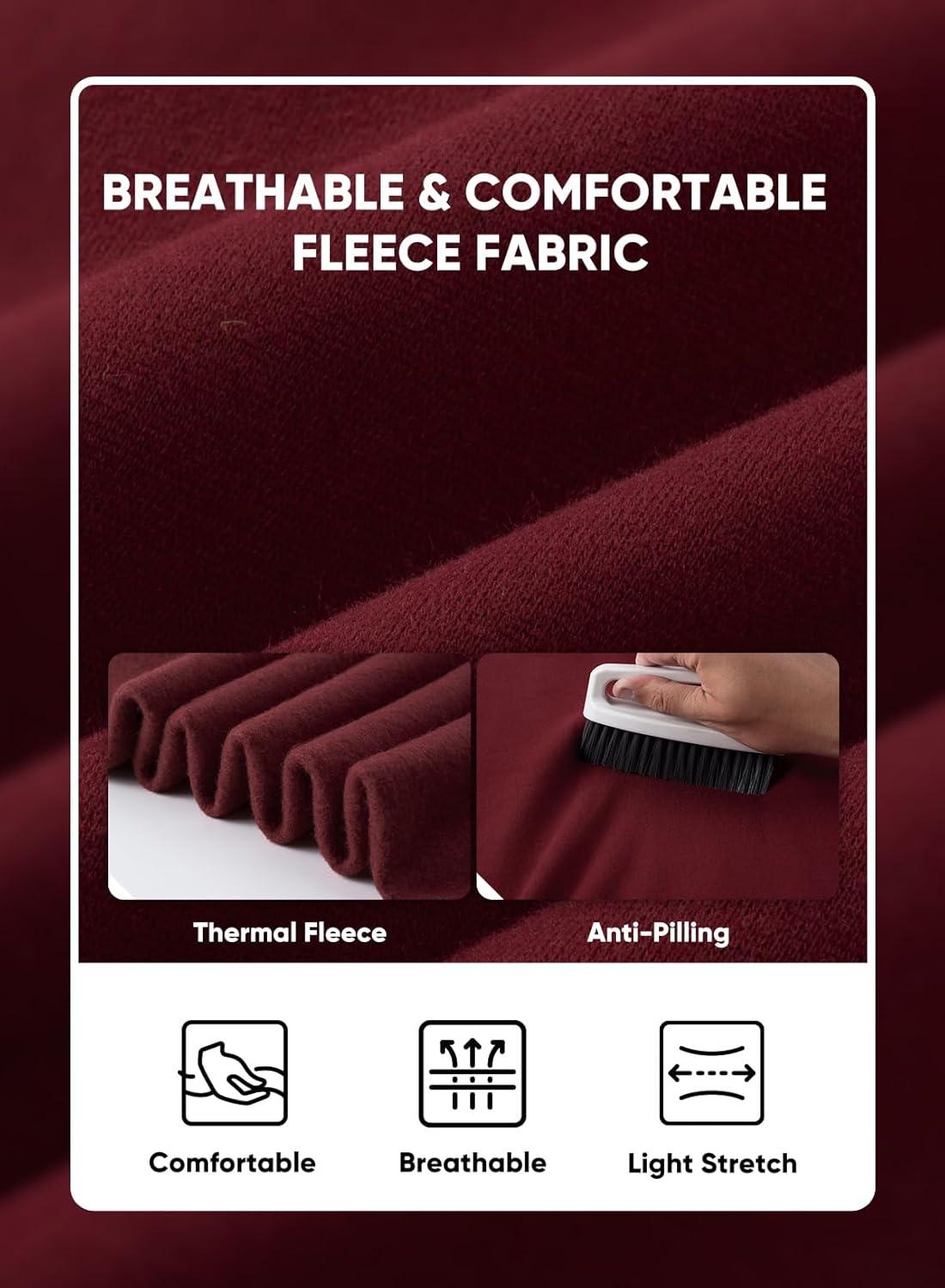 imageJMIERR Mens 2 Piece Outfits Hoodie Sweatshirt Tracksuit ampamp Joggers Sweatpants Sweatsuit SetRed