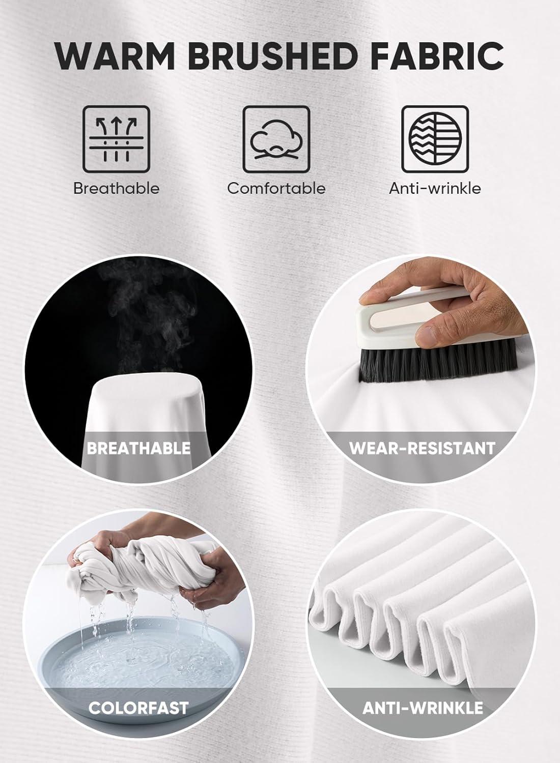 imageJMIERR Mens 2025 Casual Quarter Zip Pullover Sweatshirts Stretch Fall Polo Plush Long Sleeve Shirt Comfy UnderwearA White