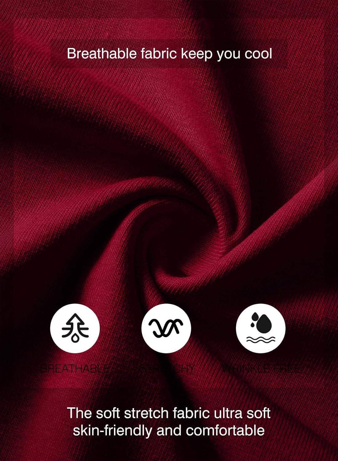 imageJMIERR Mens 3 Pack Cotton Hipster Hip Hop Longline Crewneck TShirtAnavy BlueNavy BlueRed