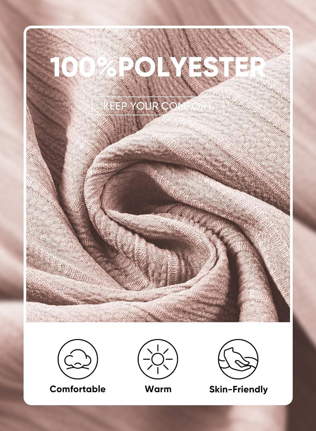 imageJMIERR Mens Button Down Dress Shirts Textured Long Sleeve Casual Hawaiian Beach Shirt with PocketPink