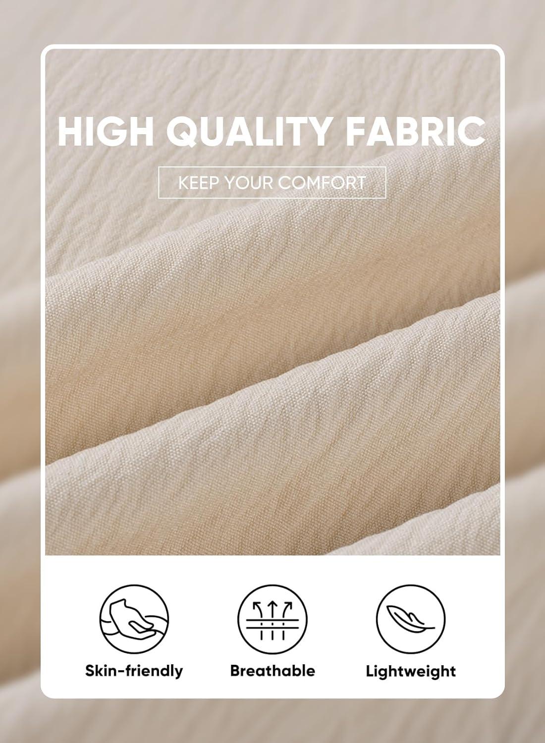 imageJMIERR Mens Casual Button Down Shirts Short Sleeve Textured Summer Beach Shirt Cuban Vacation Shirts with PocketKhaki