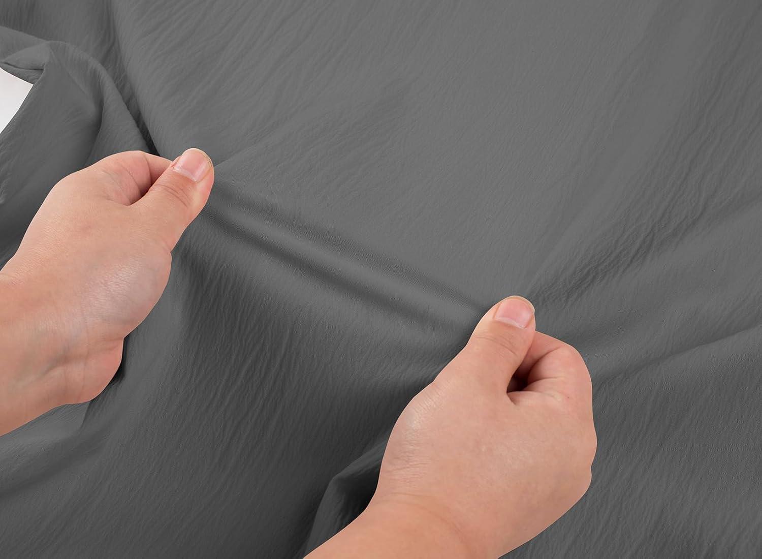 imageJMIERR Mens Casual Button Down Shirts Short Sleeve Textured Summer Beach Shirt Cuban Vacation Shirts with PocketLight Gray