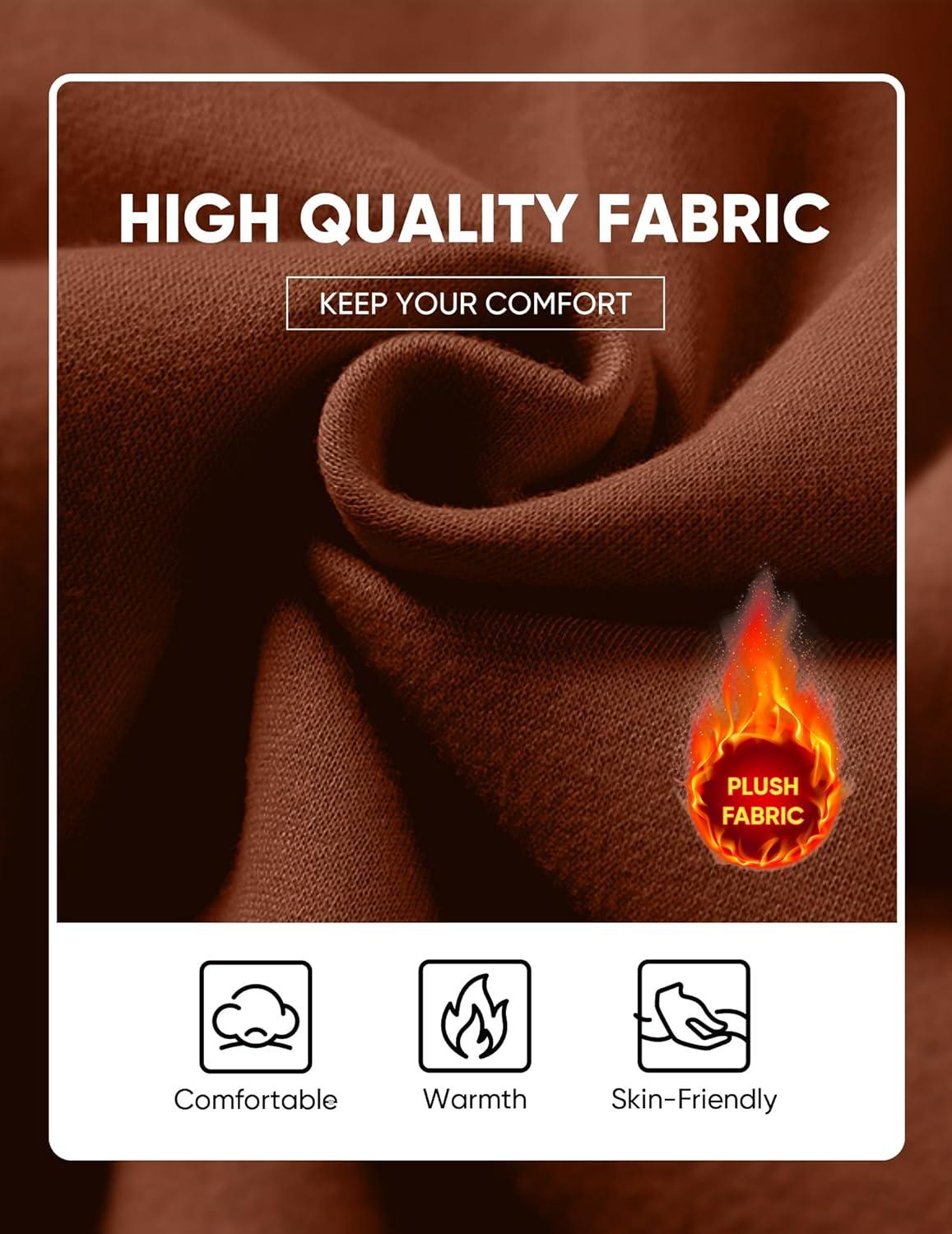 imageJMIERR Mens Casual Cotton Hooded Collar Drawstring Hoodies Pullover Sweatshirts Casual Long Sleeve ShirtsChestnut