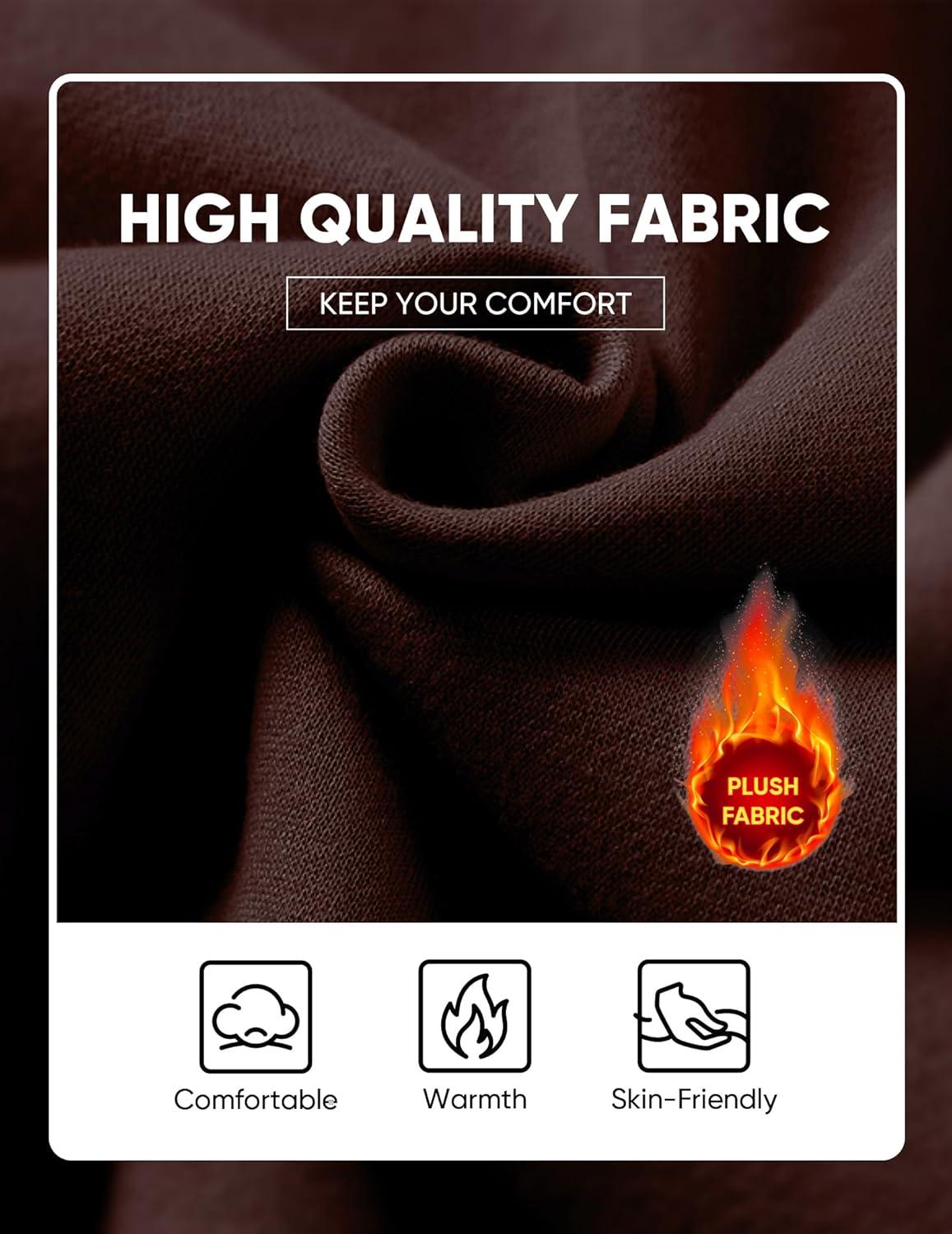 imageJMIERR Mens Casual Cotton Hooded Collar Drawstring Hoodies Pullover Sweatshirts Casual Long Sleeve ShirtsDark Brown