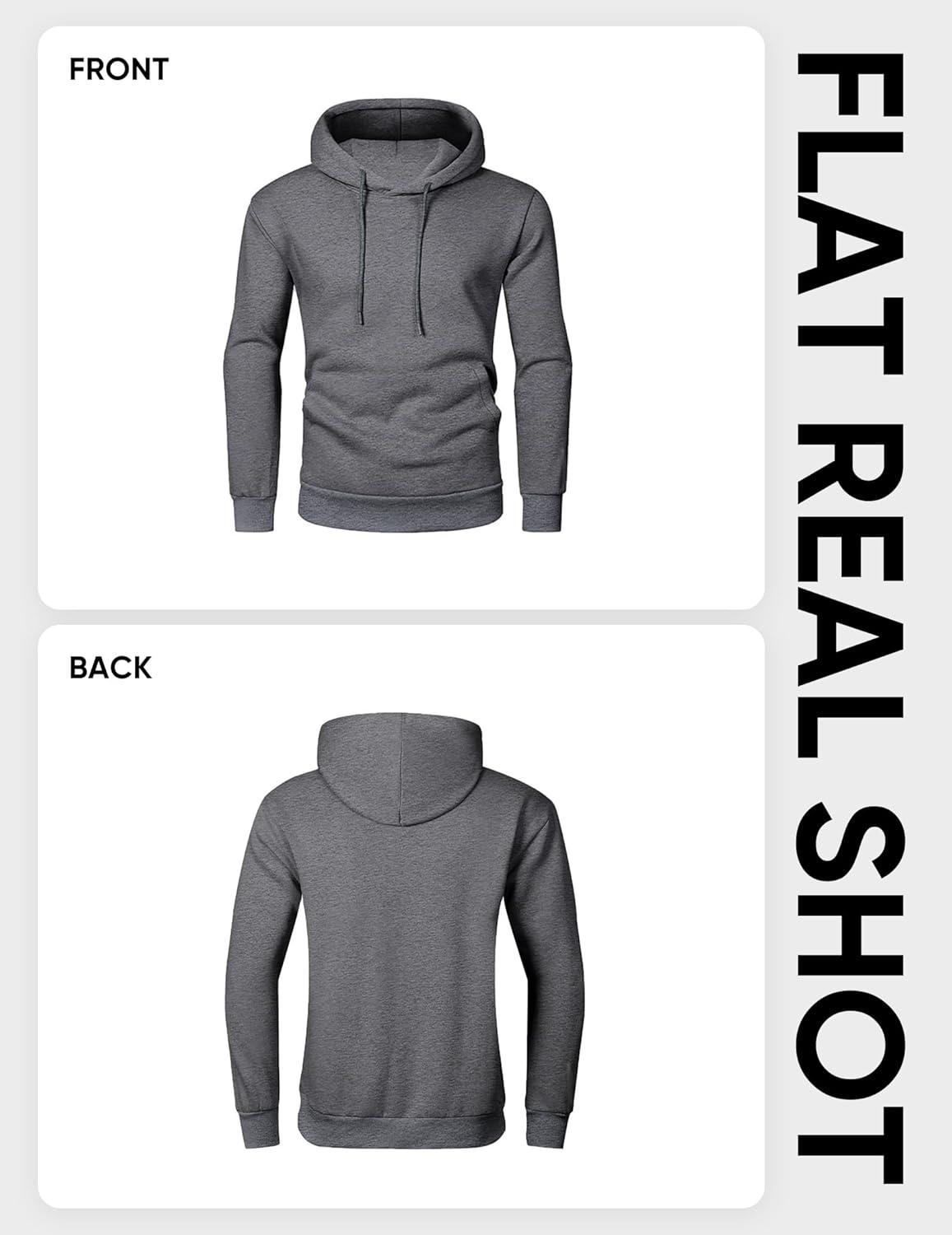 imageJMIERR Mens Casual Cotton Hooded Collar Drawstring Hoodies Pullover Sweatshirts Casual Long Sleeve ShirtsGrey
