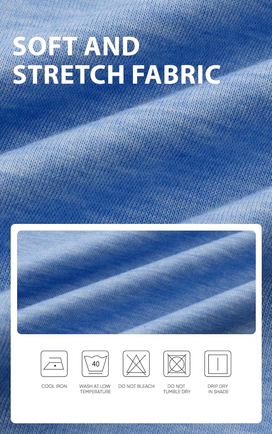 imageJMIERR Mens Casual Henley Shirts Short Sleeve Basic Button Muscle Longline TShirt Gym Workout Athletic Tee01 Blue