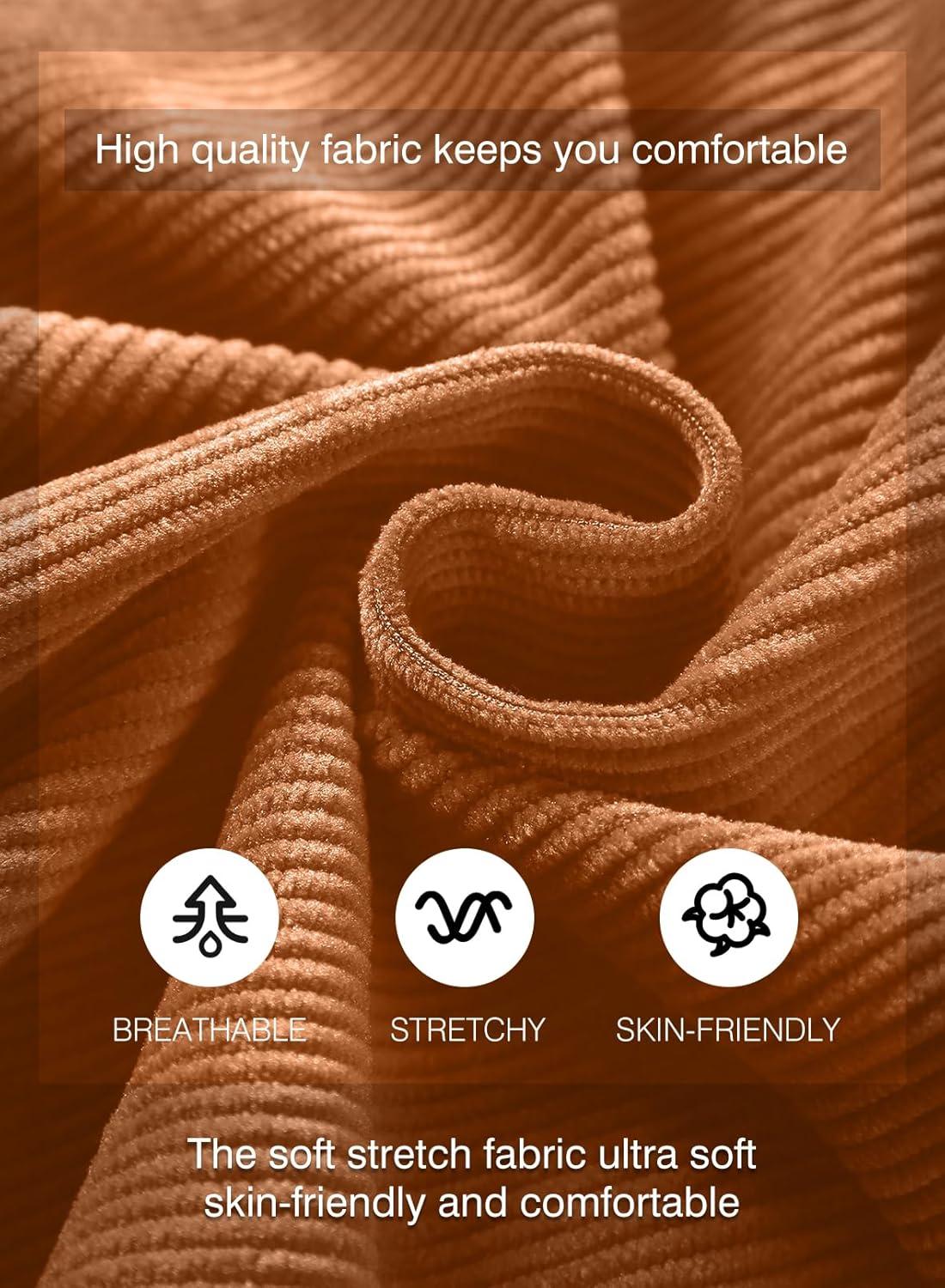 imageJMIERR Mens Corduroy Shorts Casual Elastic Waist Drawstring Lightweight Summer Beach ShortsA3 Gold Flame