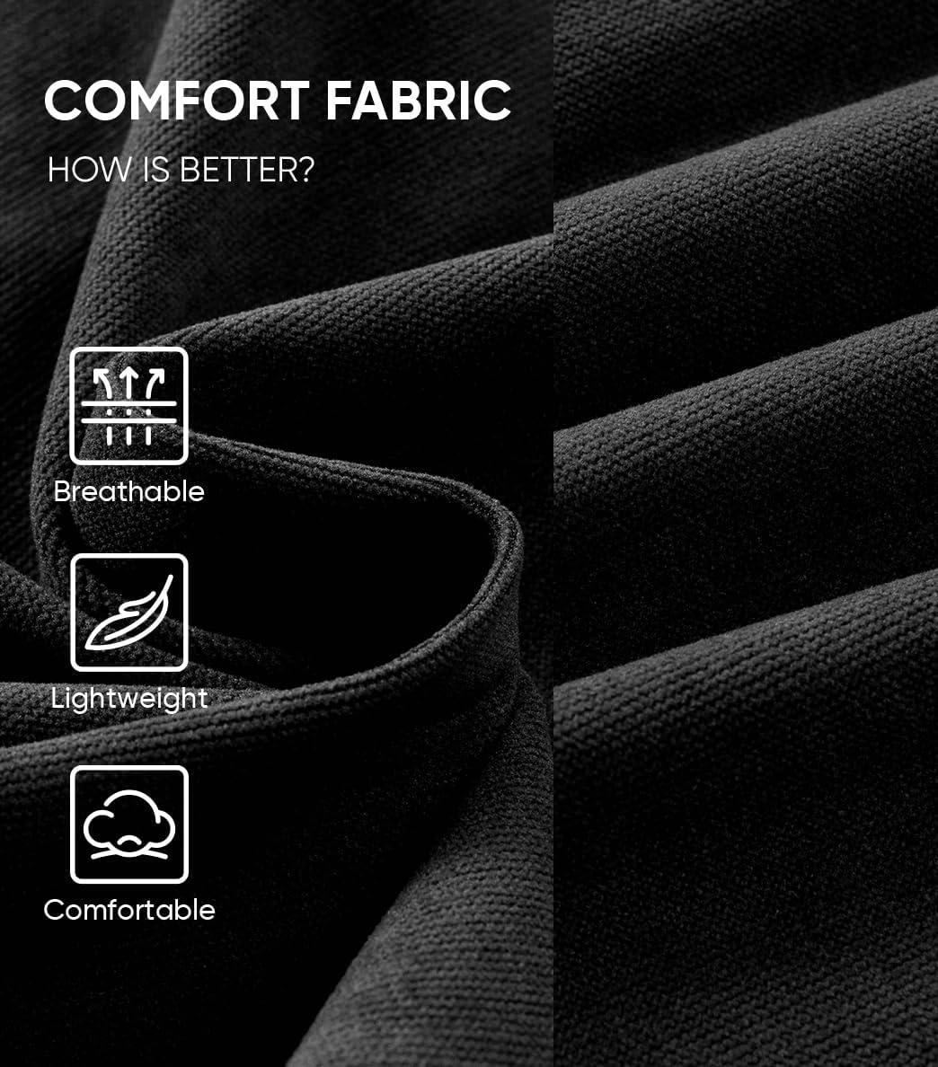 imageJMIERR Mens Corduroy Shorts Casual Elastic Waist Drawstring Lightweight Summer Beach ShortsB Black