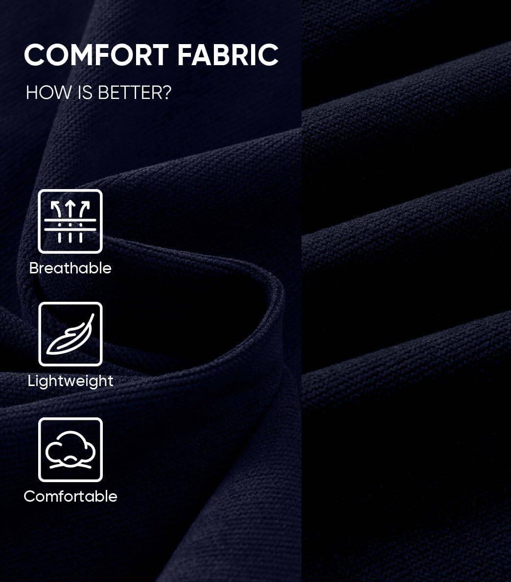 imageJMIERR Mens Corduroy Shorts Casual Elastic Waist Drawstring Lightweight Summer Beach ShortsB Navy Blue