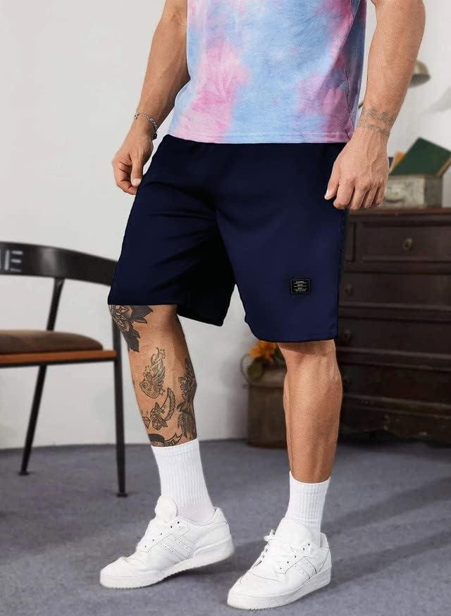 imageJMIERR Mens Cotton Sweat Shorts with 3 Pockets Workout Lounge Jogger Athletic Shorts 7 inch Inseam Running ShortsA Blue