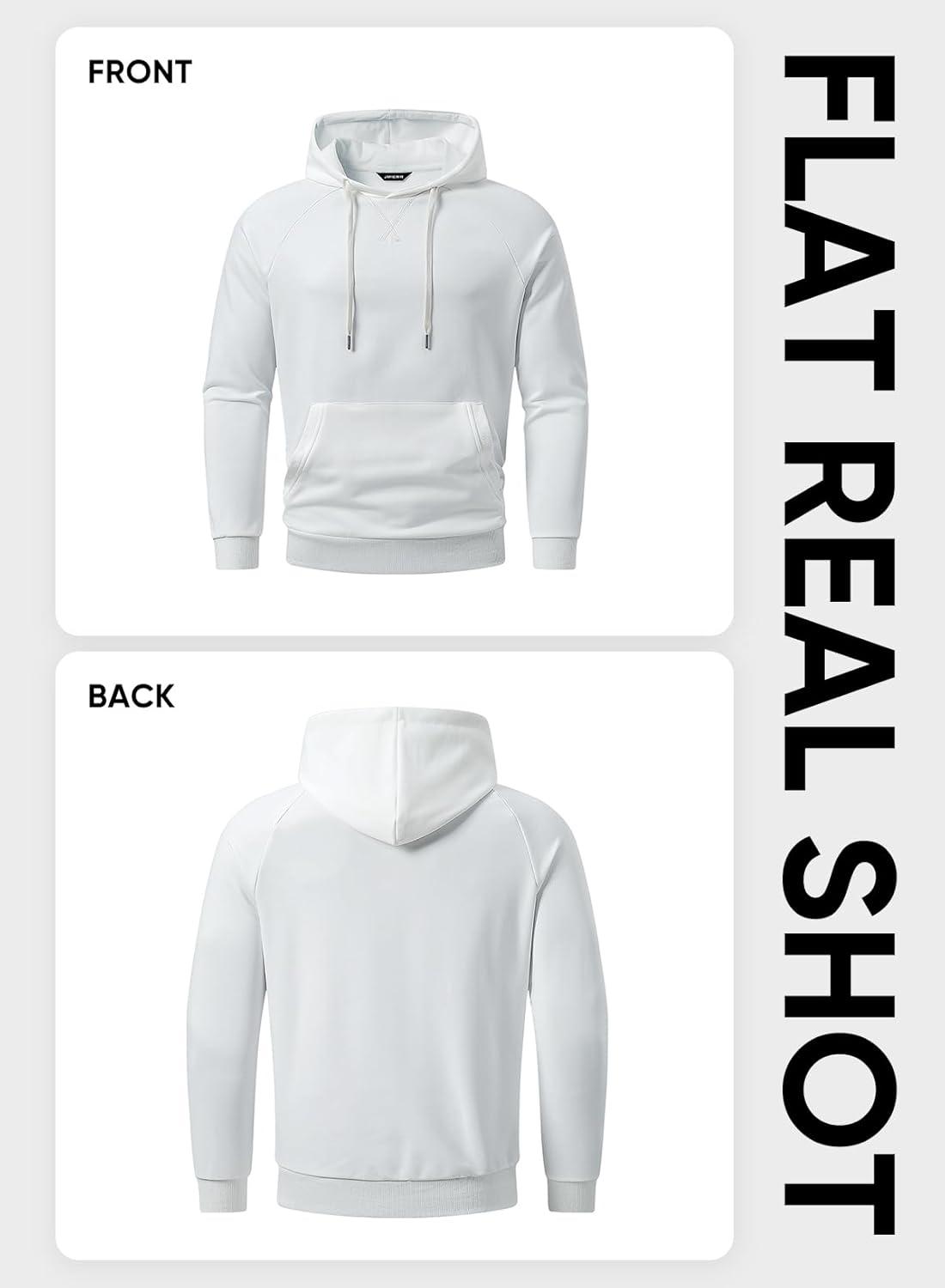 imageJMIERR Mens Hoodies Sweatshirt Casual Ribbed Vstitch Neckline Solid Drawstring Pullover Sweatshirts 2025 Fall FasionBurgundy