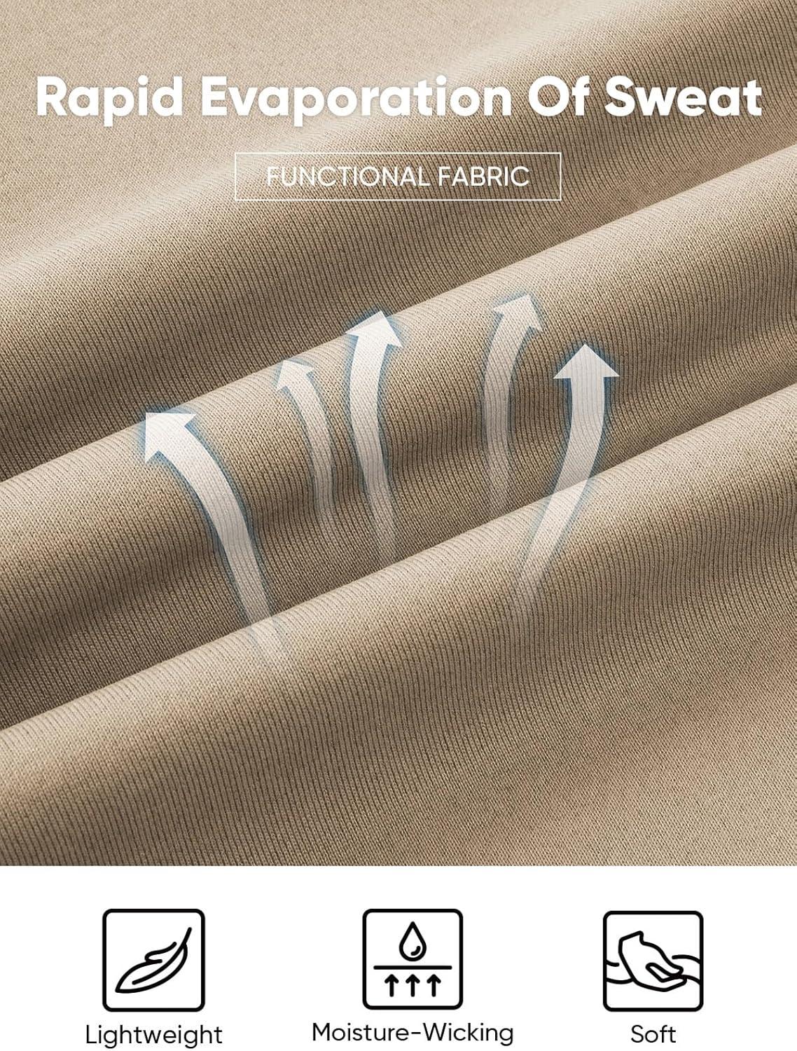 imageJMIERR Mens Running Shorts 7 Inch Lightweight Quick Dry Workout Summer Athletic Gym Shorts with Zipper PocketLight Khaki