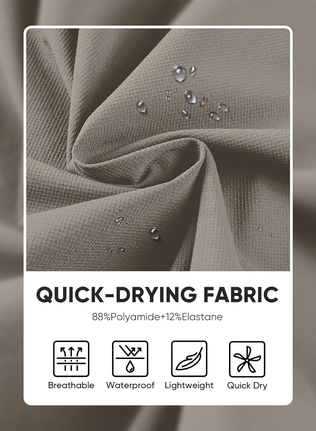 imageJMIERR Mens Shorts Running Athletic Shorts Waterproof Quick Dry 7quot Gym Workout Breathable Shorts0 Grey