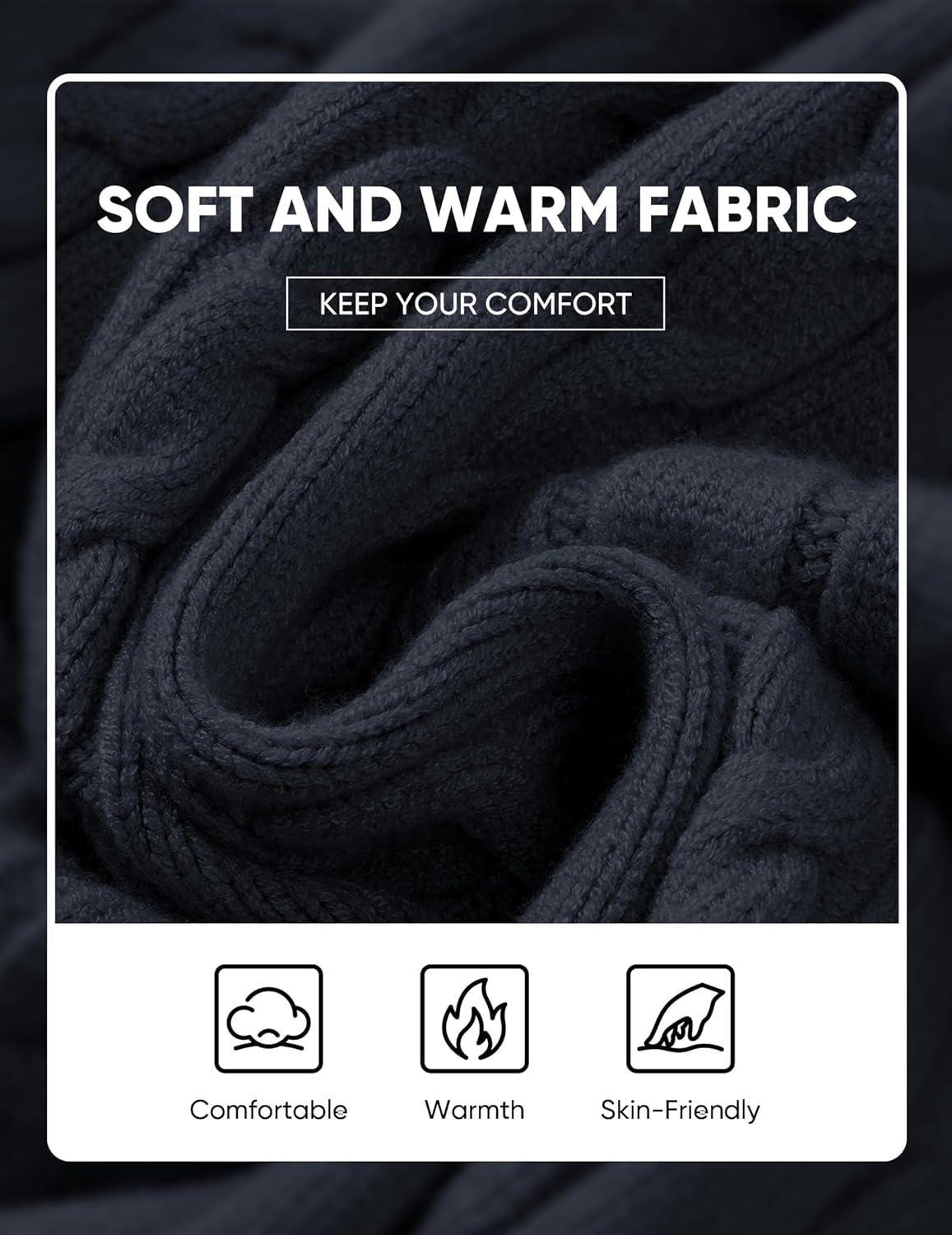 imageJMIERR Mens Sweater Vests Causal Sleeveless Cable Striped Knit V Neck PulloverDark Grey