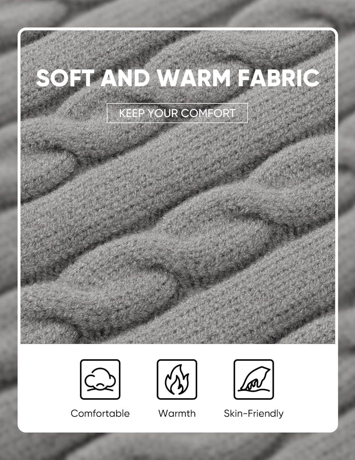 imageJMIERR Mens Sweater Vests Causal Sleeveless Cable Striped Knit V Neck PulloverGray