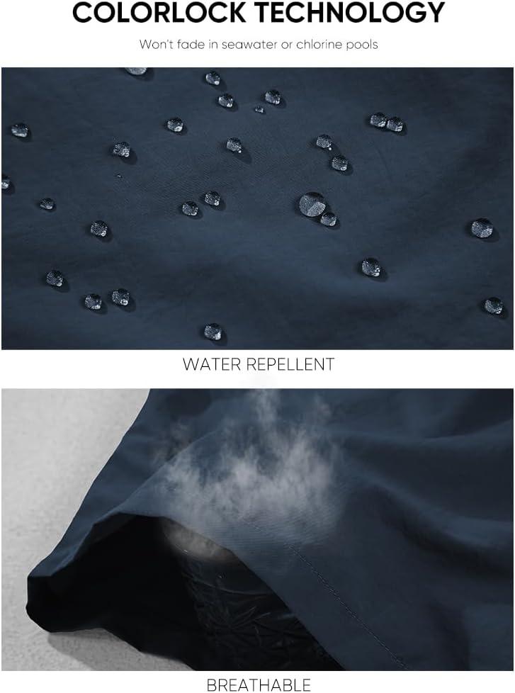 imageJMIERR Mens Swim Trunks with Mesh Lining Beach Swimming Shorts for Men Lightweight Swimwear Summer Sports ShortNavy Blue