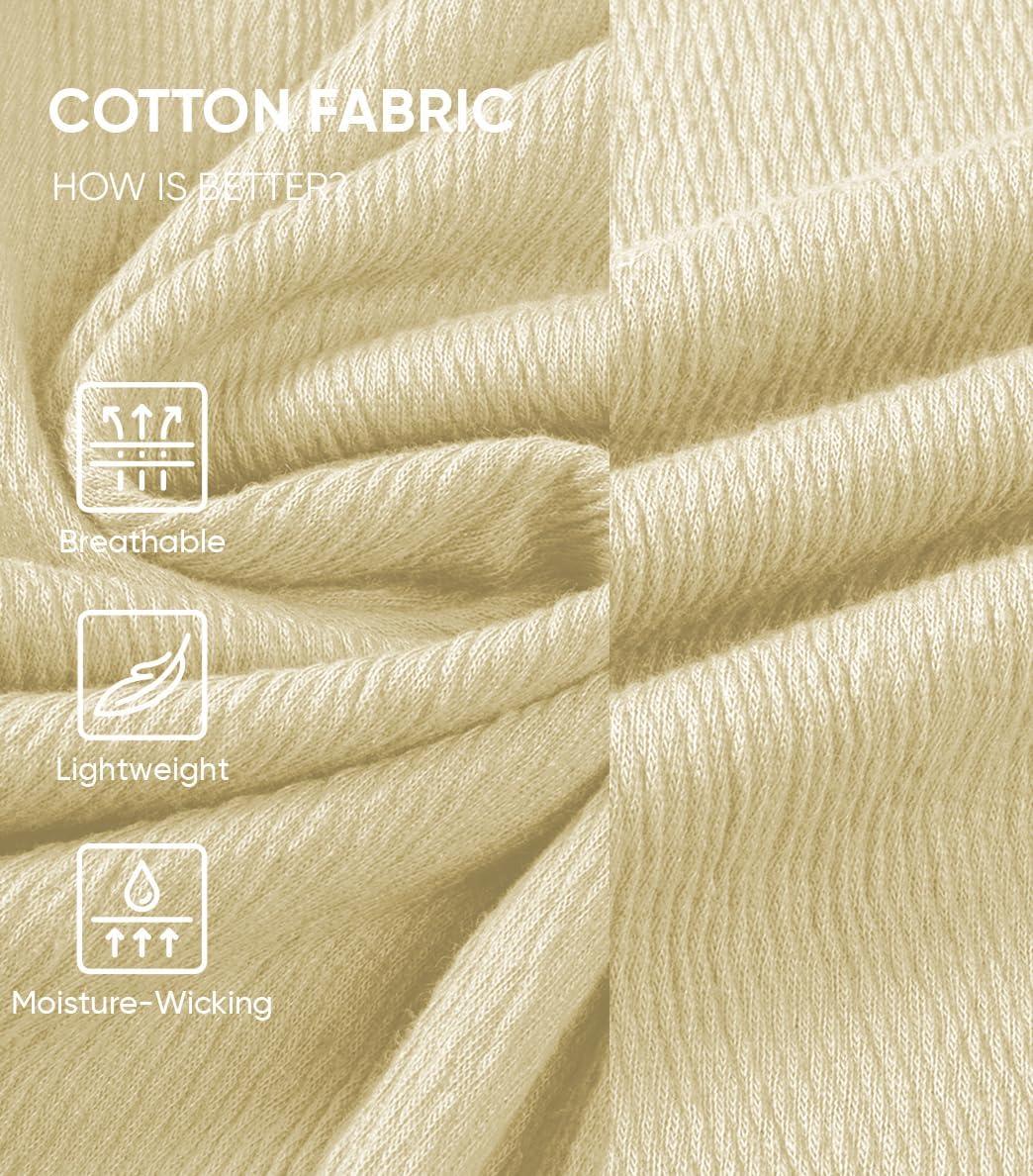 imageJMIERR Mens TShirt Short Sleeve Muscle Textured Knit Crewneck Slim T Shirt Gym Workout Athletic Tee ShirtsA Apricot