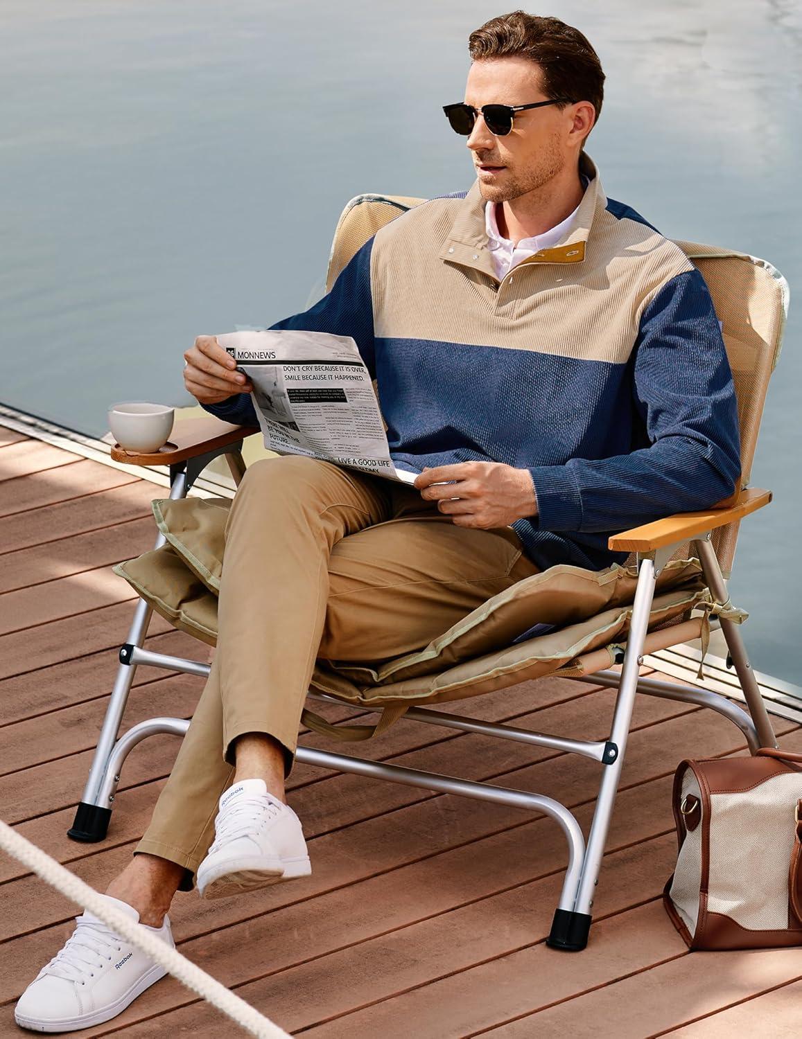 imageJMIERR Mens Warm Corduroy Sweatshirt Casual Stand Collar Quarter Fall Metal Button Pullover Sweaters Long Sleeve with PocketsZ Blue