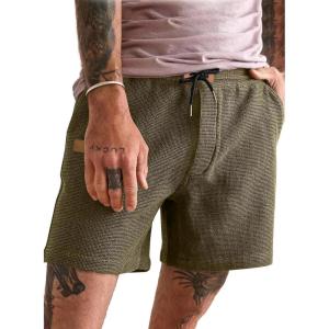 JMIERR Men’s Casual 5″/ 7″ Shorts Waffle Elastic Waist Drawstring Workout Running Jogging Beach Sweat Shorts with Pockets(B Green)