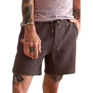 JMIERR Men’s Casual 5″/ 7″ Shorts Waffle Elastic Waist Drawstring Workout Running Jogging Beach Sweat Shorts with Pockets(Brown)