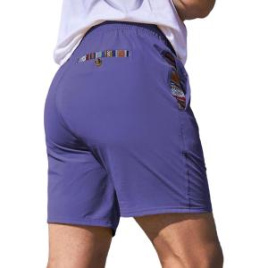 JMIERR Men’s Casual Shorts 5″/ 7″ Drawstring Summer Quick Dry Beach Stretch Waist Athletic Gym Short(5″ Dark Purple)