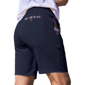 JMIERR Men’s Casual Shorts 5″/ 7″ Drawstring Summer Quick Dry Beach Stretch Waist Athletic Gym Short(7″ D-blue 1)