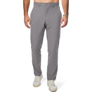 JMIERR Mens Chino Pants Casual Stretch Golf Pants Waist Tapered Trousers Lightweight Comfy Pants with Zipper Pockets(Gray)