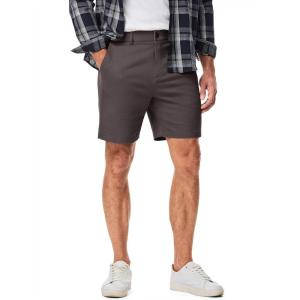 JMIERR Men’s Classic-Fit 7″ Chino Short Summer Stretch Waist Cotton Twill Casual Dress Shorts with Pockets(7″ Z Medium Grey)