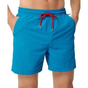 JMIERR Mens Swim Trunks with Mesh Lining Beach Swimming Shorts for Men Lightweight Swimwear Summer Sports Short(Blue)