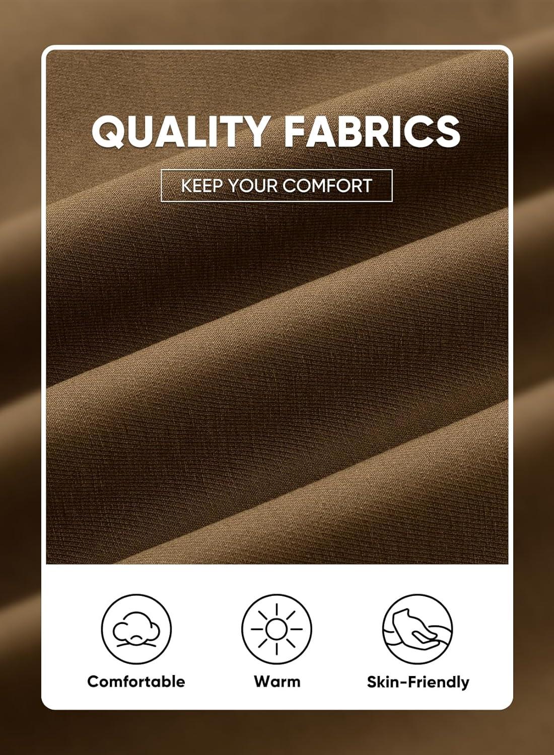 imageJMIERR Mens Cargo Pants Casual Lightweight Elastic Waist Drawstring Tapered Pant with PocketsBreen