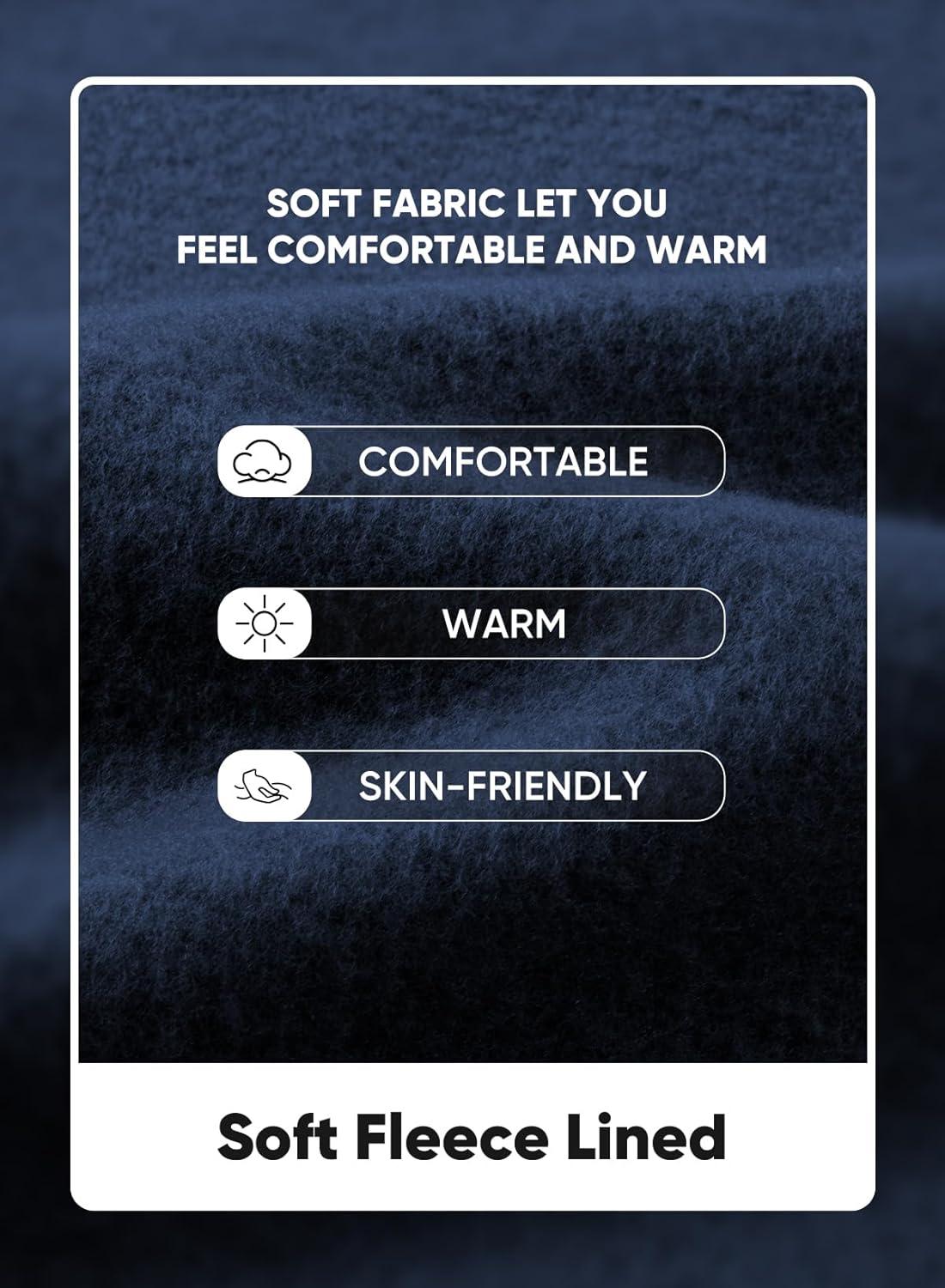 imageJMIERR Mens Casual Long Sleeves Crewneck Sweatshirts Cotton Pullover Sweatshirt for MenBlue