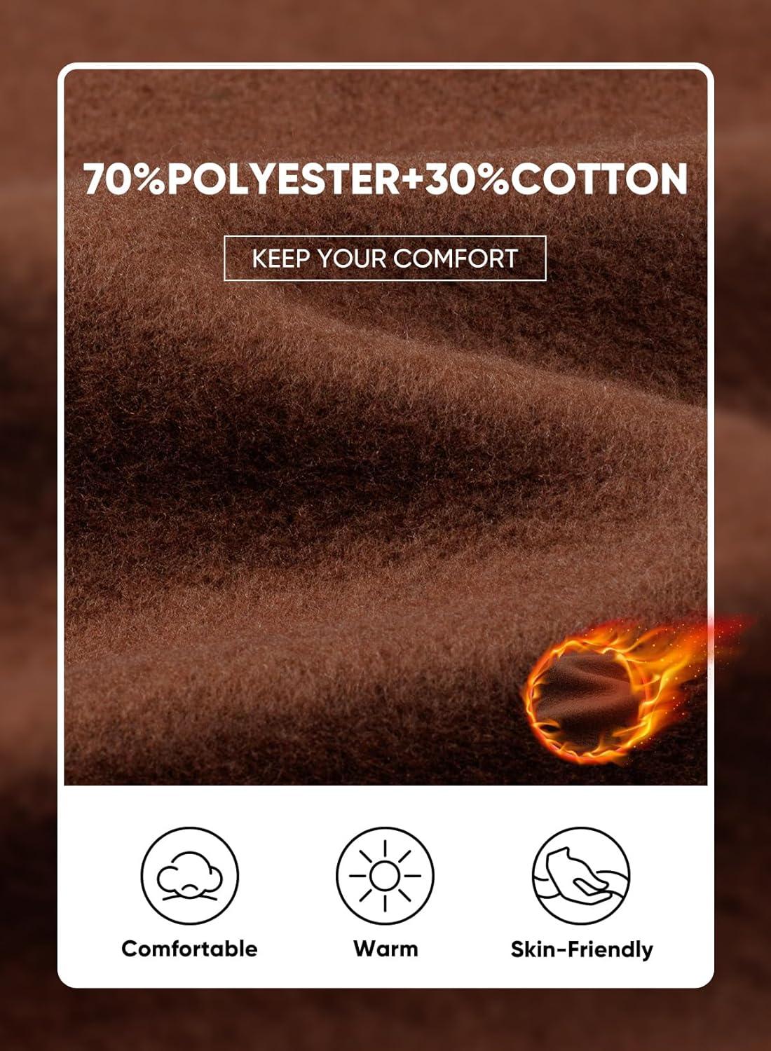 imageJMIERR Mens Full Zip Casual Cotton Hooded Fleece Drawstring Hoodies Pullover Sweatshirts Casual Long Sleeve ShirtsChestnut