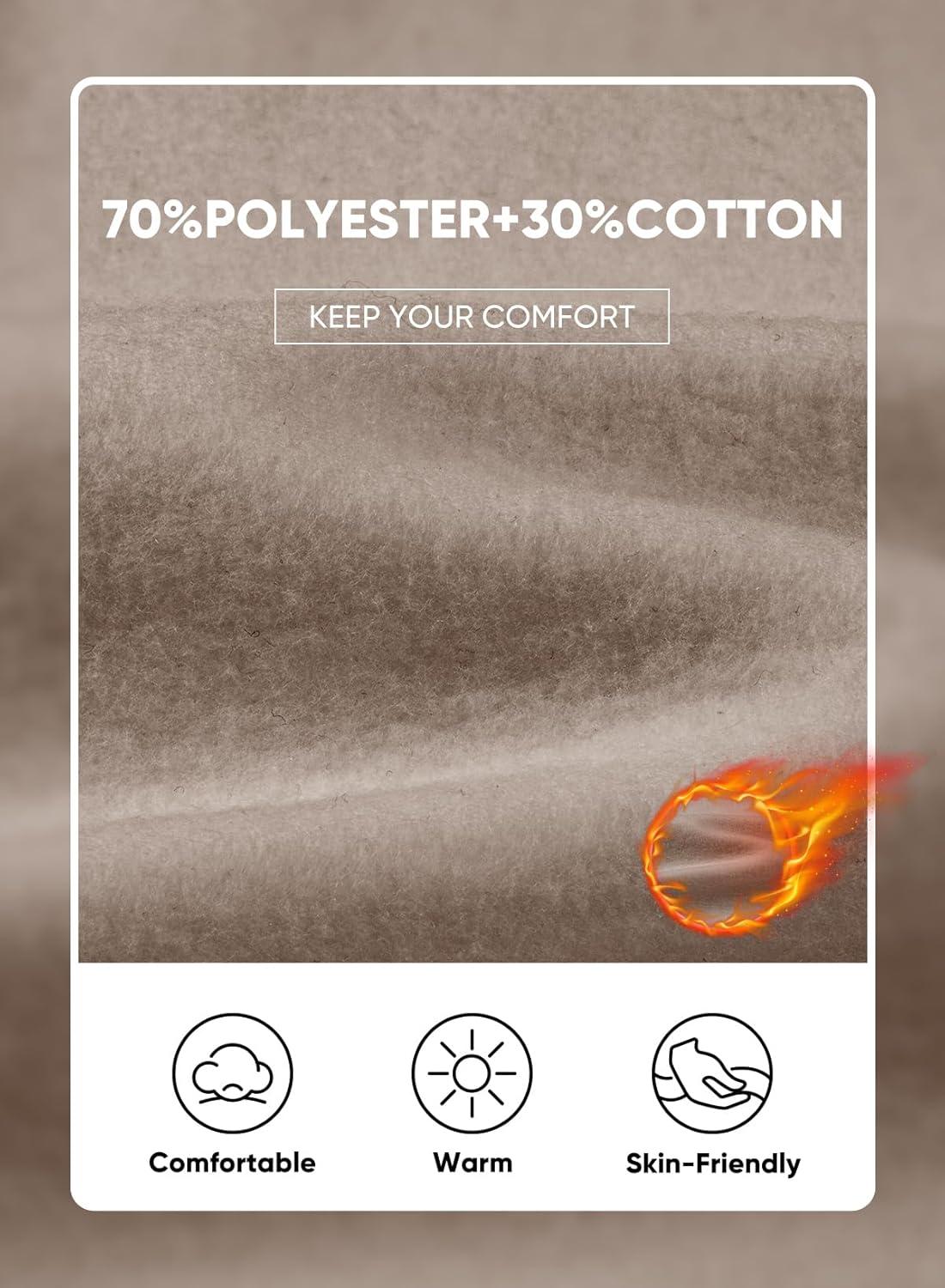 imageJMIERR Mens Full Zip Casual Cotton Hooded Fleece Drawstring Hoodies Pullover Sweatshirts Casual Long Sleeve ShirtsParchment