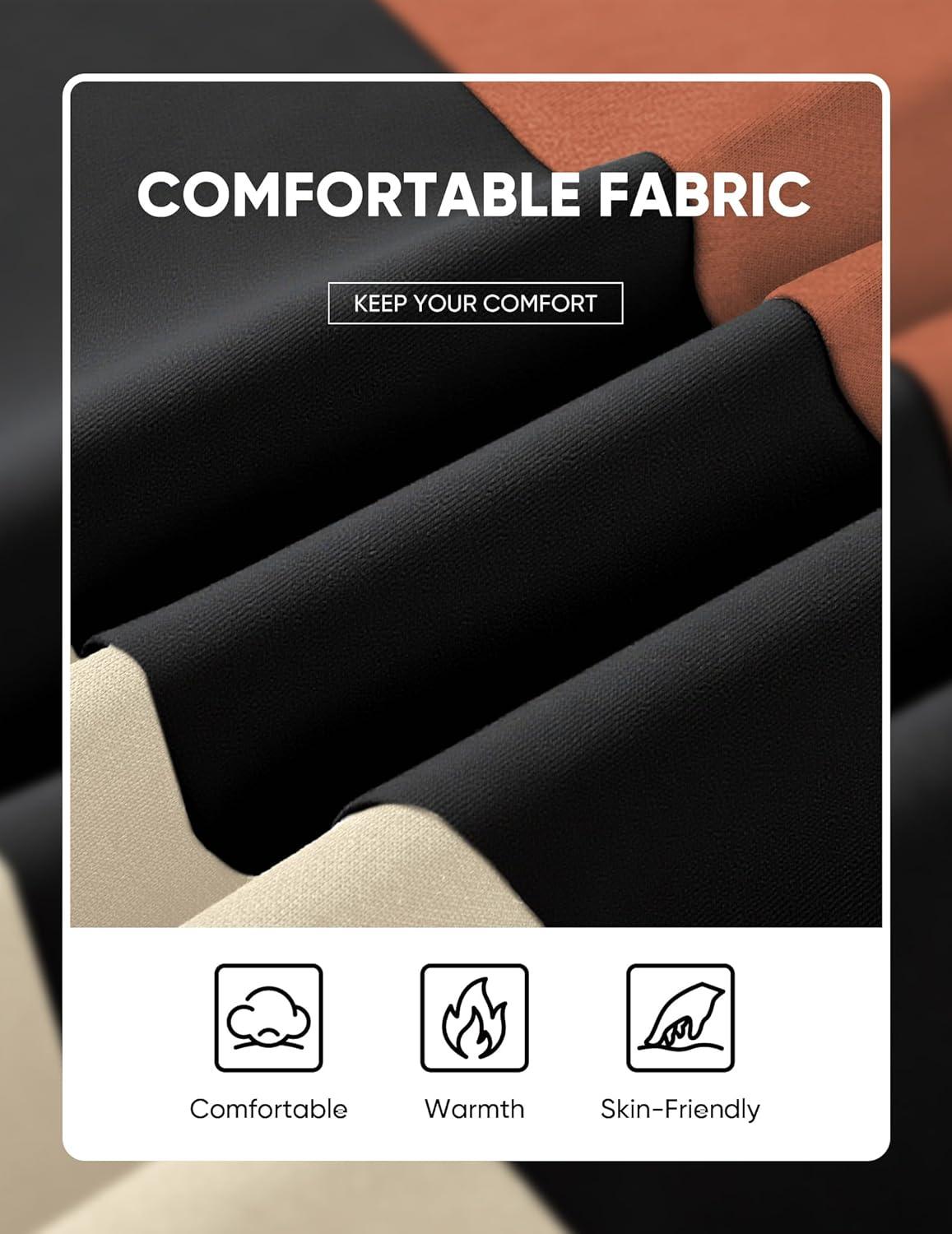 imageJMIERR Mens Hoodie Tracksuit 2 Pieces Set Novelty Color Block Pullover Fleece Hoodies Long Sleeve Casual SweatshirtApricot