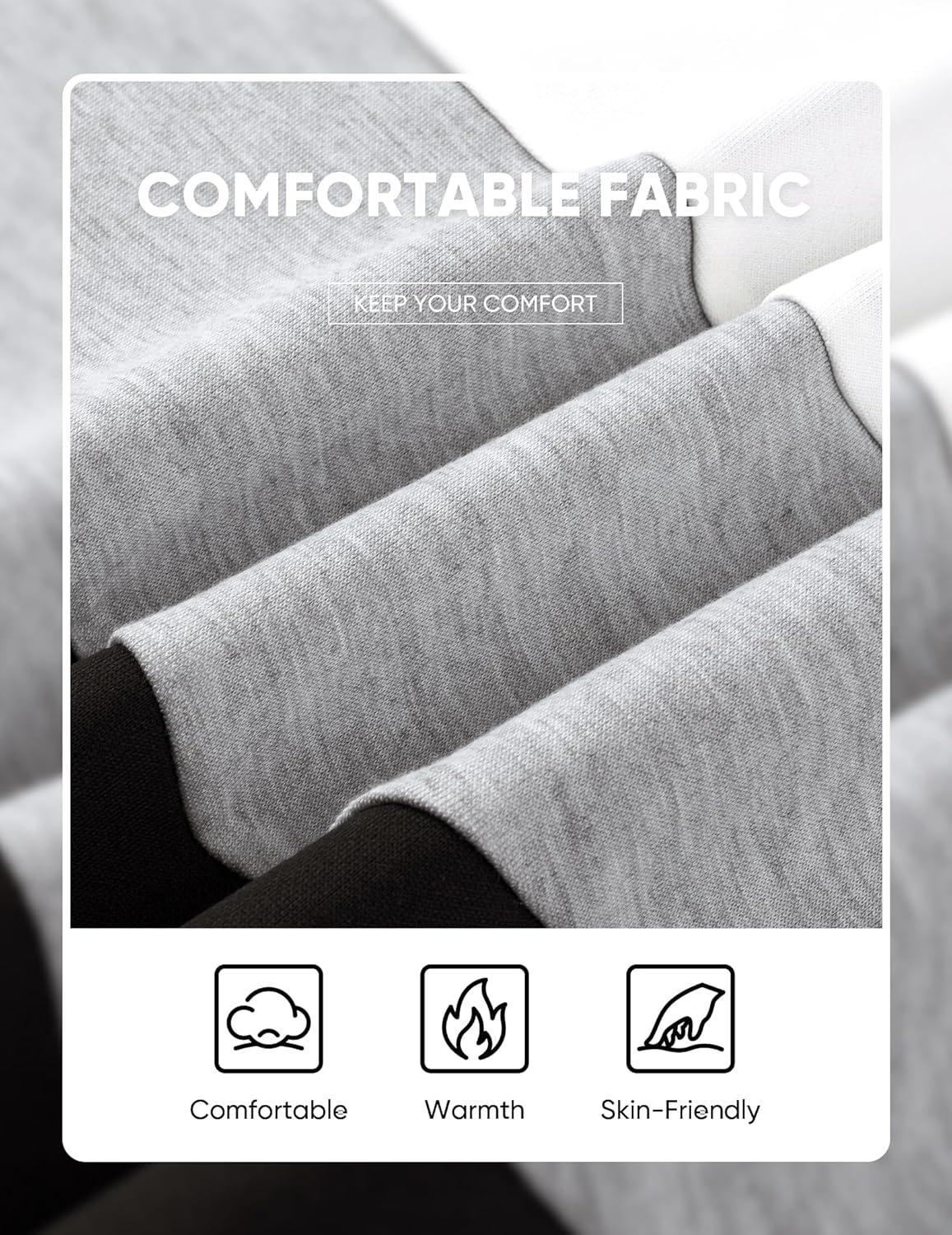 imageJMIERR Mens Hoodie Tracksuit 2 Pieces Set Novelty Color Block Pullover Fleece Hoodies Long Sleeve Casual SweatshirtWhite