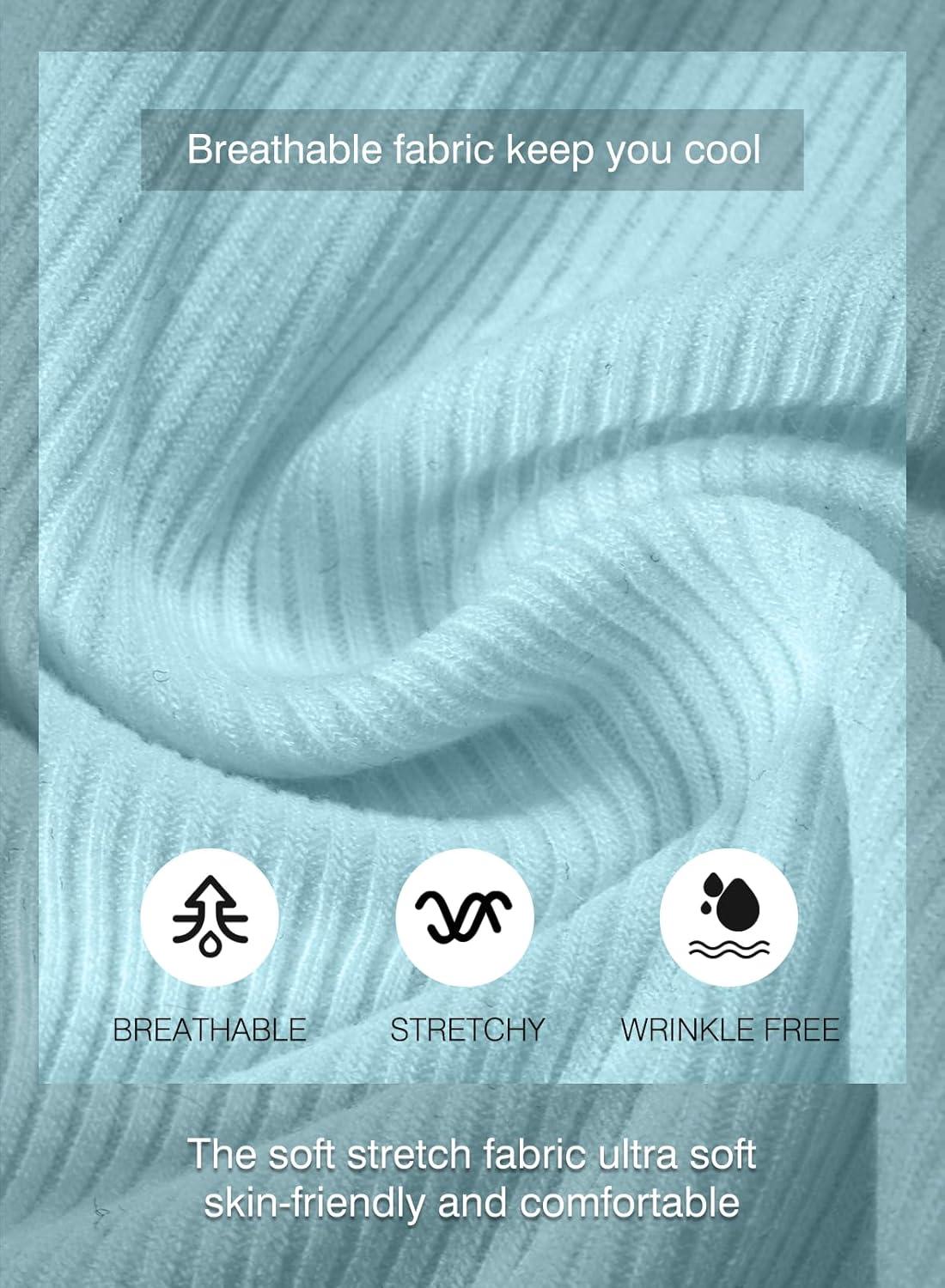 imageJMIERR Mens Muscle Slim Henley Shirts Crewneck Longline TShirt Gym Workout Athletic Shirt Tees with ButtonA Sky Blue