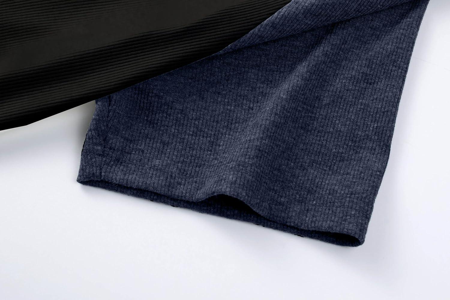 imageJMIERR Mens Muscle Slim Henley Shirts Crewneck Longline TShirt Gym Workout Athletic Shirt Tees with ButtonT Blue Black