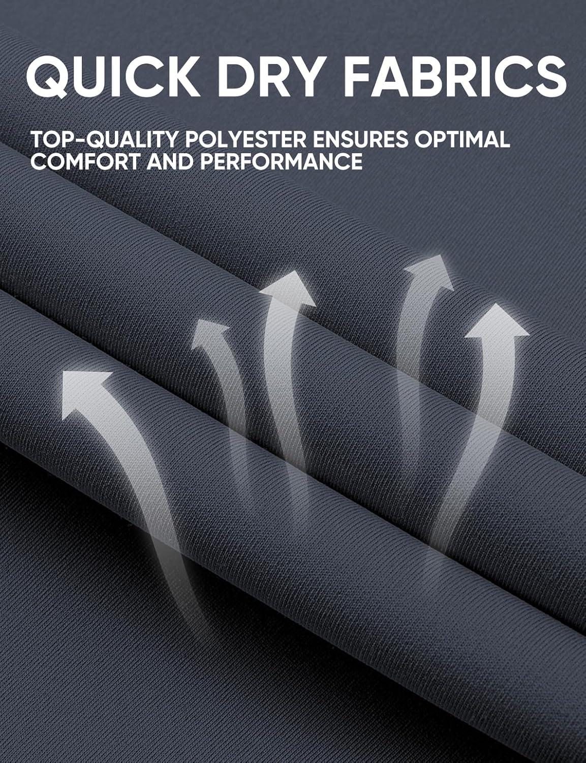 imageJMIERR Mens Polo Henley Shirt Moisture Wicking Quick Dry Summer Casual Short Sleeve Golf Polo T ShirtsA Grey 1