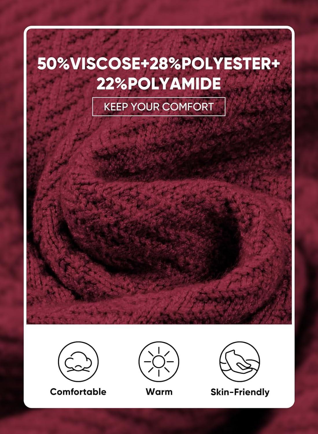 imageJMIERR Mens Quarter Zip Cable Knit Pullover Sweater Casual Long Sleeve Stand Collar SweatersRed Dahlia