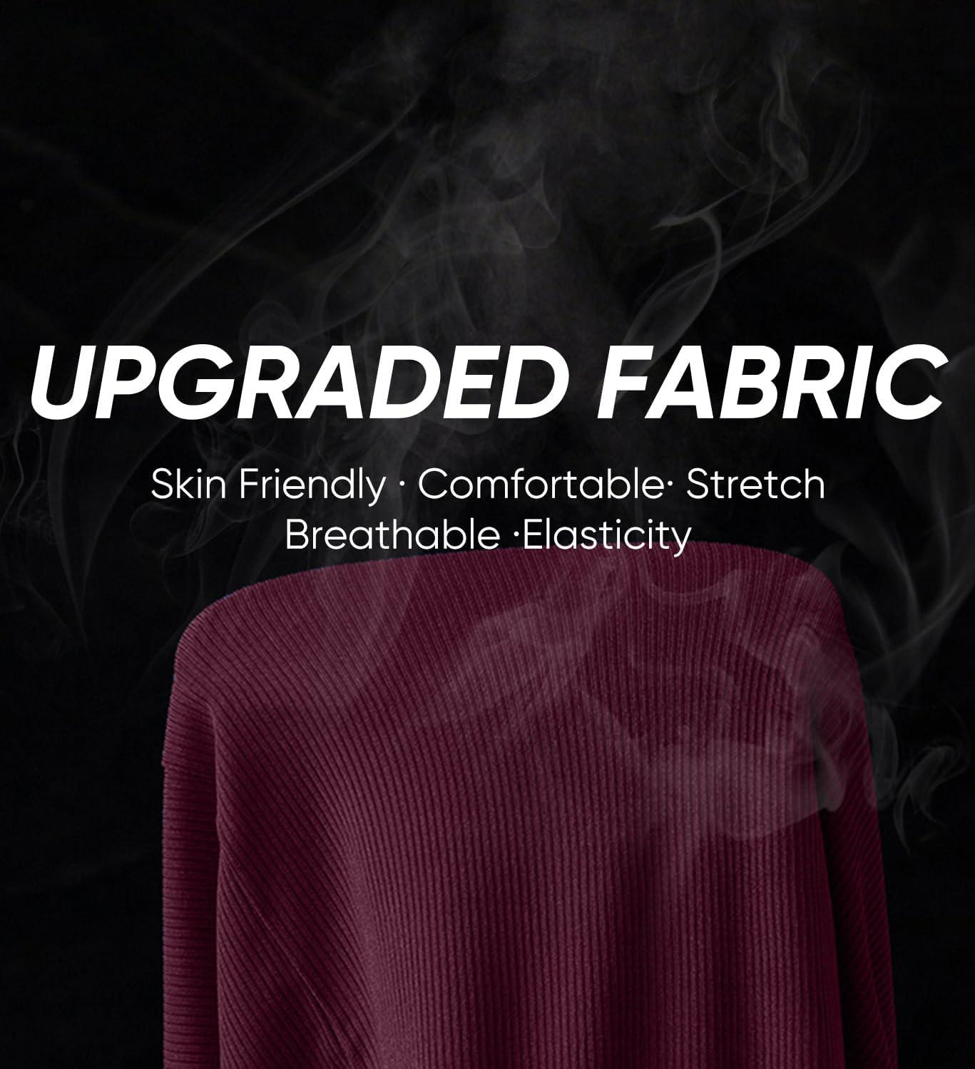 imageJMIERR Mens Quarter Zip Shirt Casual Quick Dry Moisture Wicking Long Sleeve Ribbed Athletic Workout Pullover TeeA Burgundy