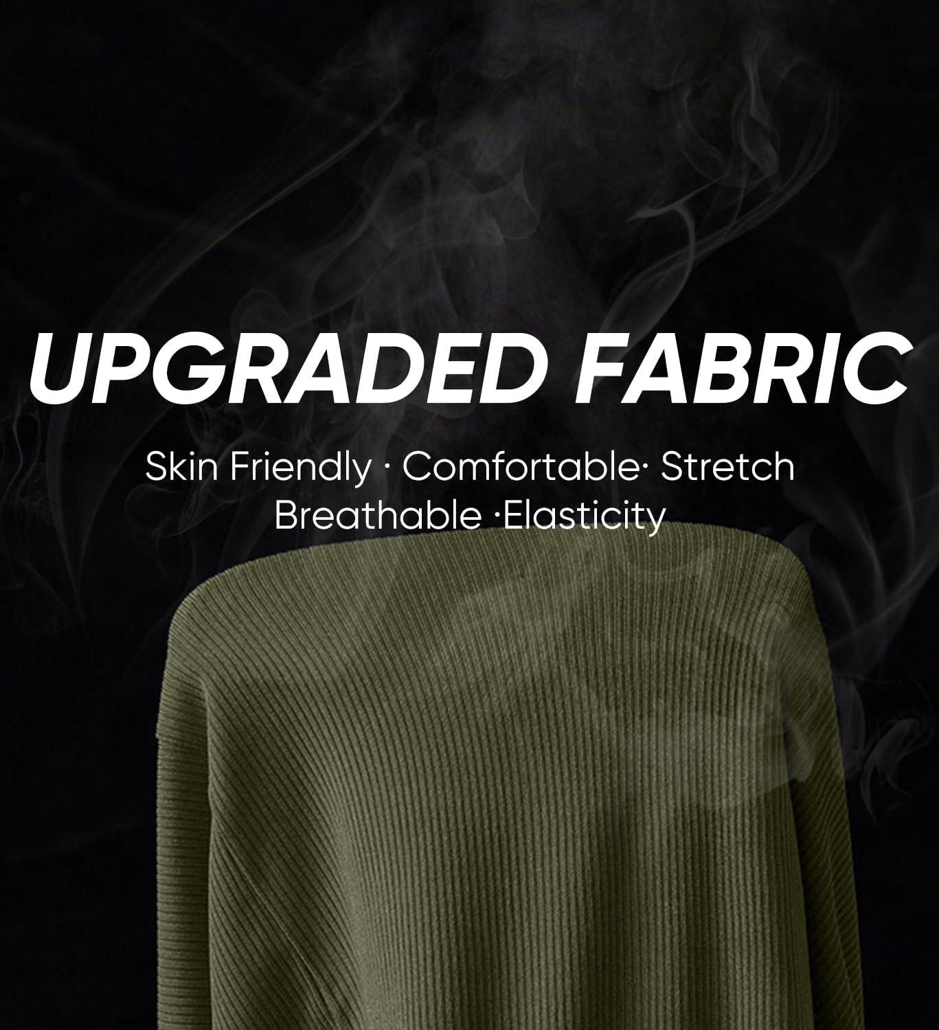 imageJMIERR Mens Quarter Zip Shirt Casual Quick Dry Moisture Wicking Long Sleeve Ribbed Athletic Workout Pullover TeeA Jungle Green