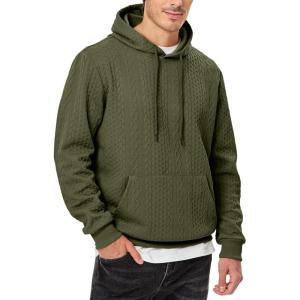 JMIERR Mens Hoodie Pullover 2024 Sweatshirts Graphic Hoodie Long Sleeve Drawstring Fashion Hooded Shirt with Pocket(A Green)