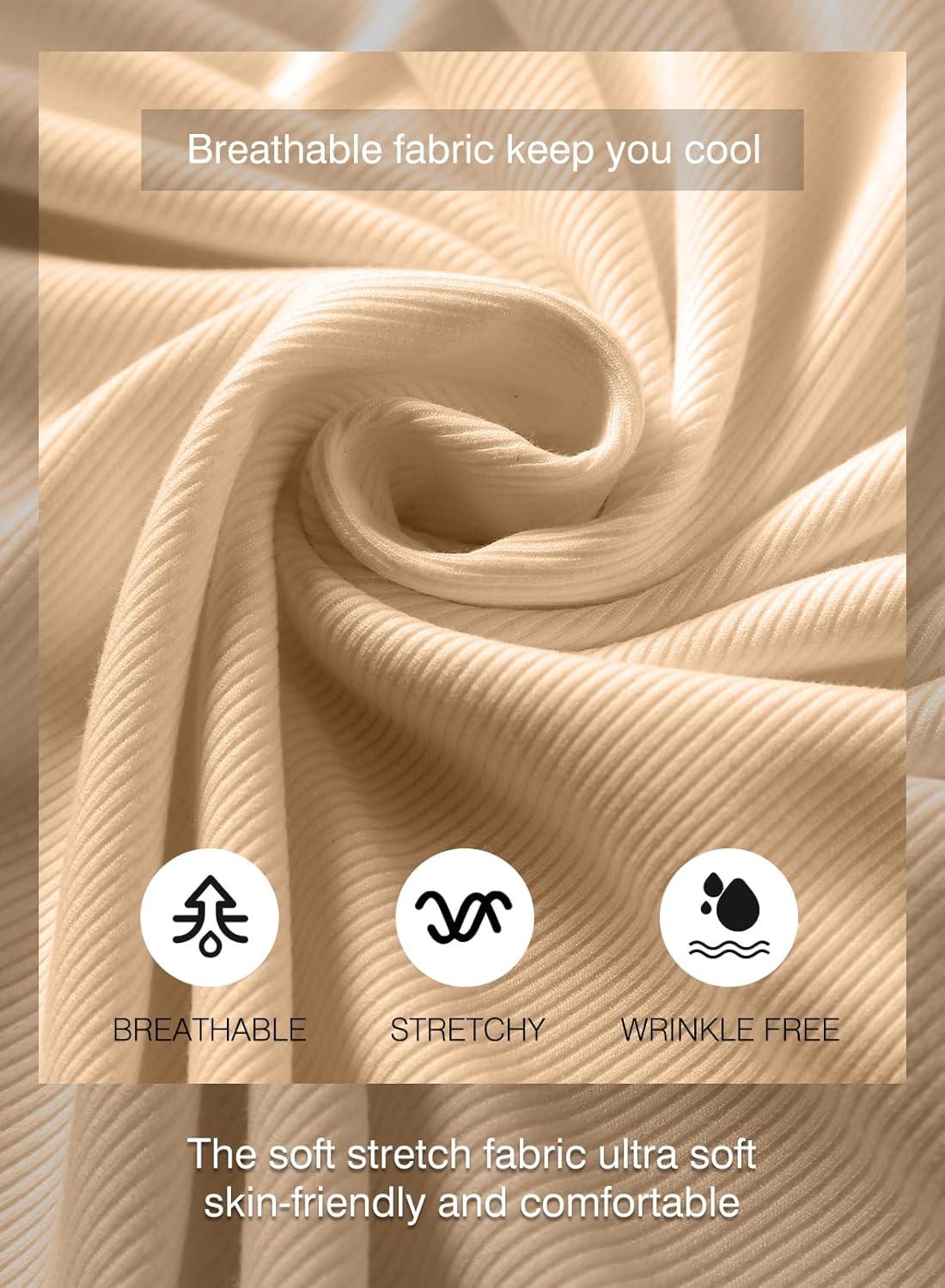 imageJMIERR Mens Muscle Slim T Shirts Texture V Neck Longline Henley Gym Workout Athletic Tee ShirtA Khaki