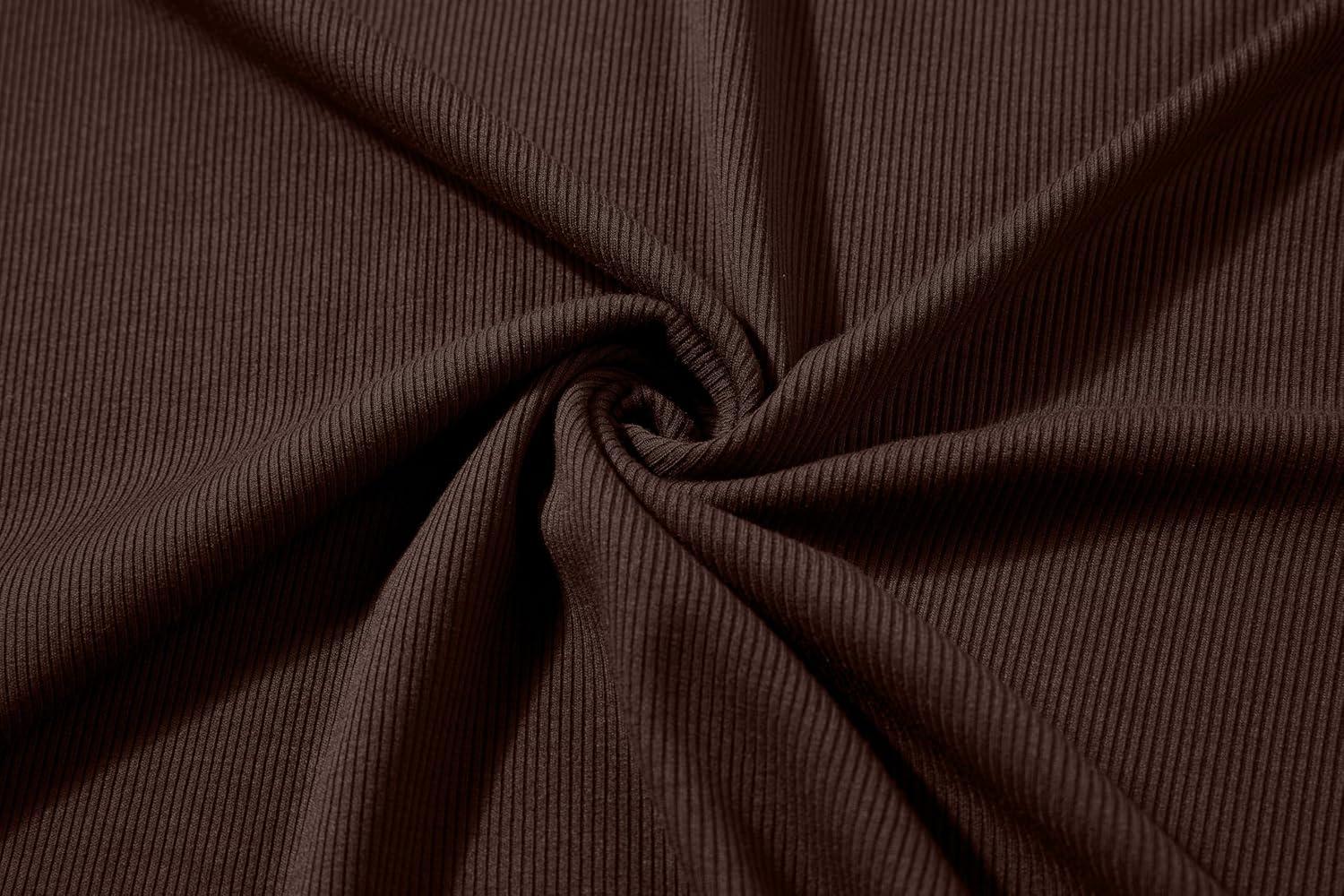 imageJMIERR Mens Muscle Slim T Shirts Texture V Neck Longline Henley Gym Workout Athletic Tee ShirtB Dark Brown